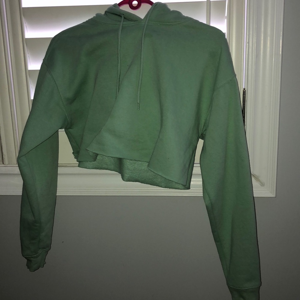 Urban Outfitters Teal Cropped Sweater XS